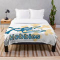 Plush blanket featuring cool hobby design