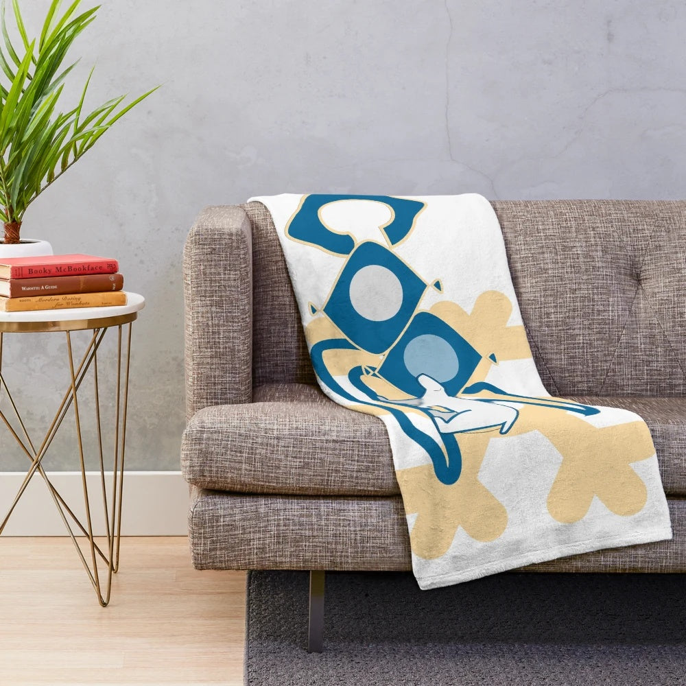 Plush blanket featuring cool hobby design