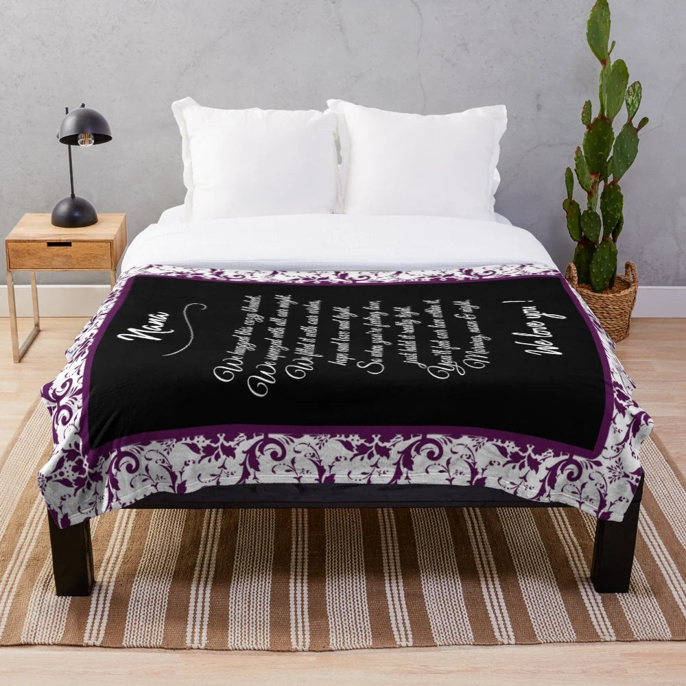 Soft and Cuddly Plush Nana Blanket