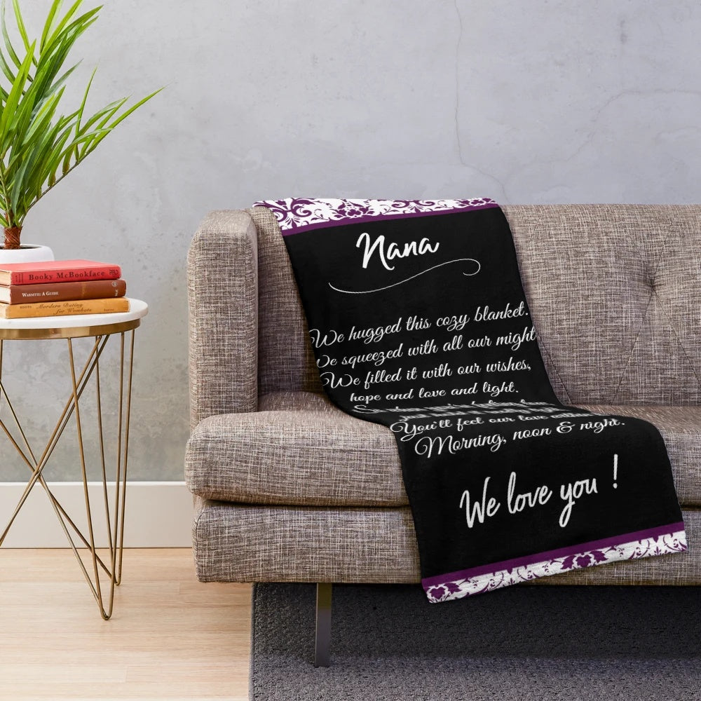 Soft and Cuddly Plush Nana Blanket