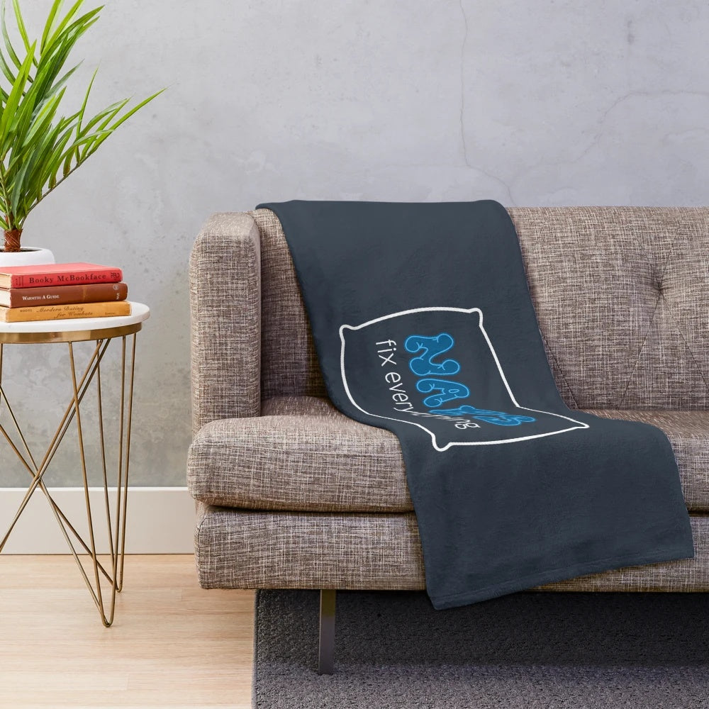 Plush nap blanket for cozy napping time