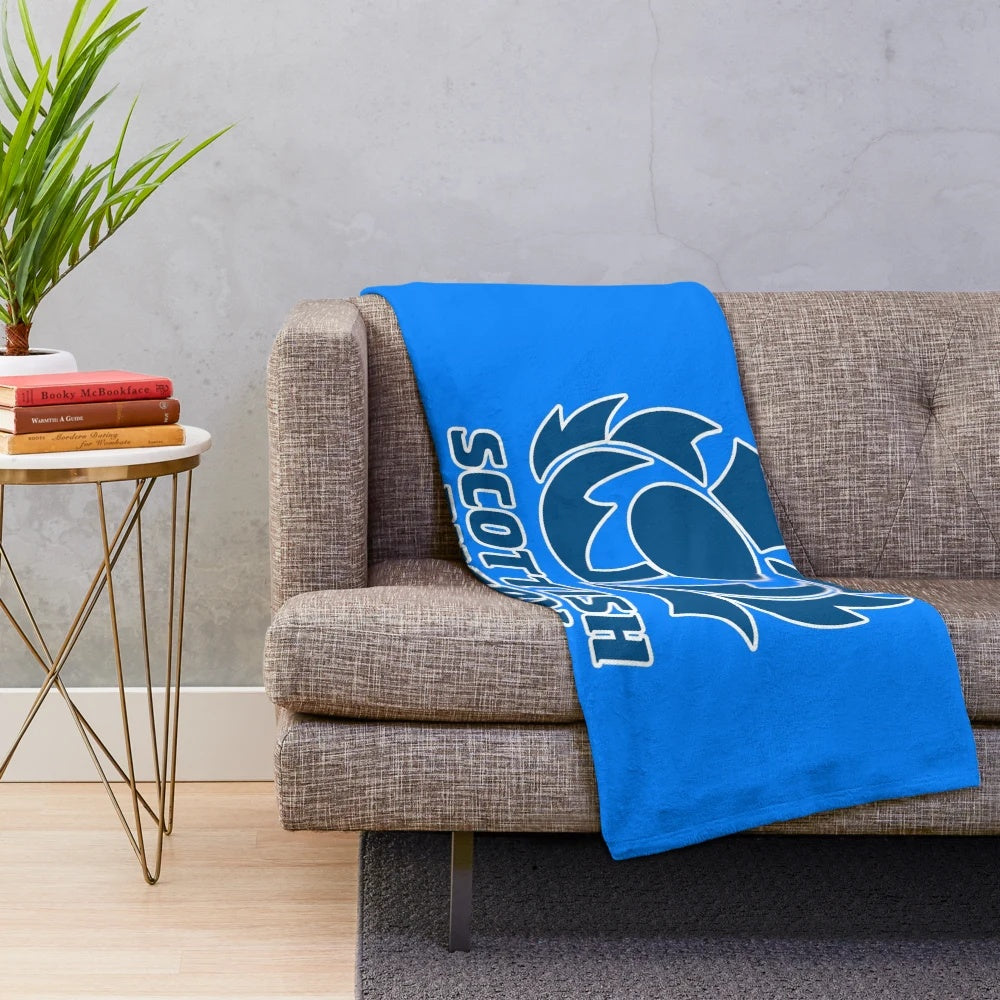 Plush Scotland Rugby Team Blanket