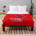 Saale Bulls Halle ice hockey plush blanket