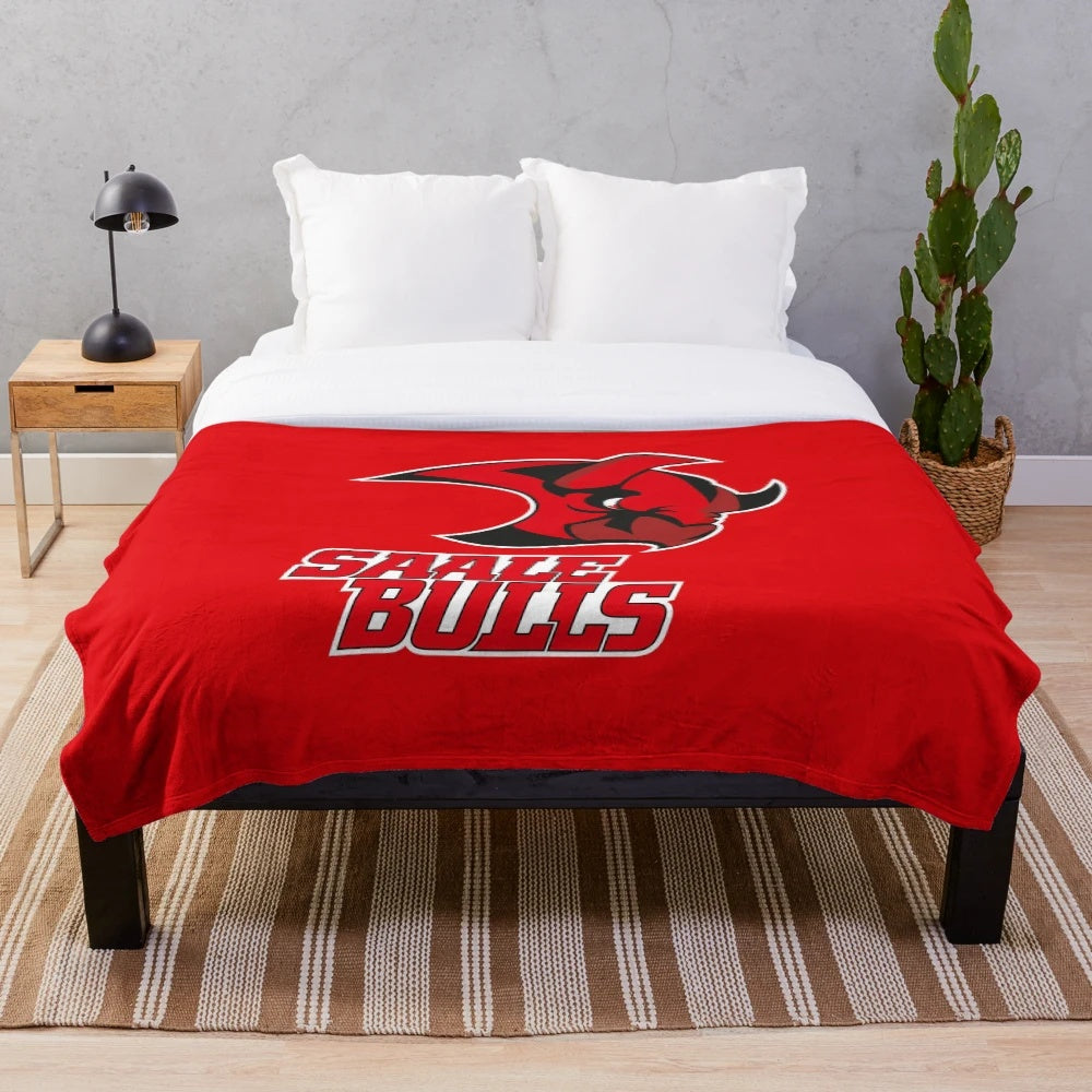 Saale Bulls Halle ice hockey plush blanket
