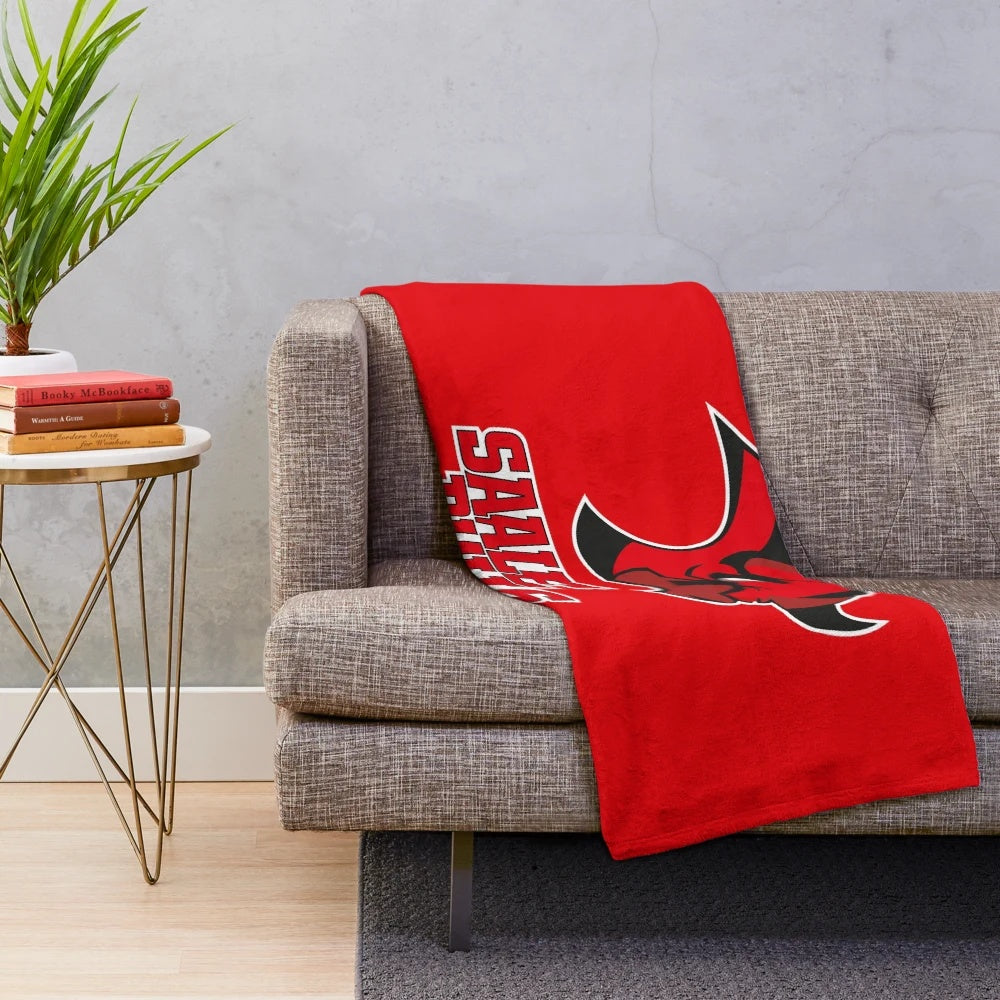 Saale Bulls Halle ice hockey plush blanket