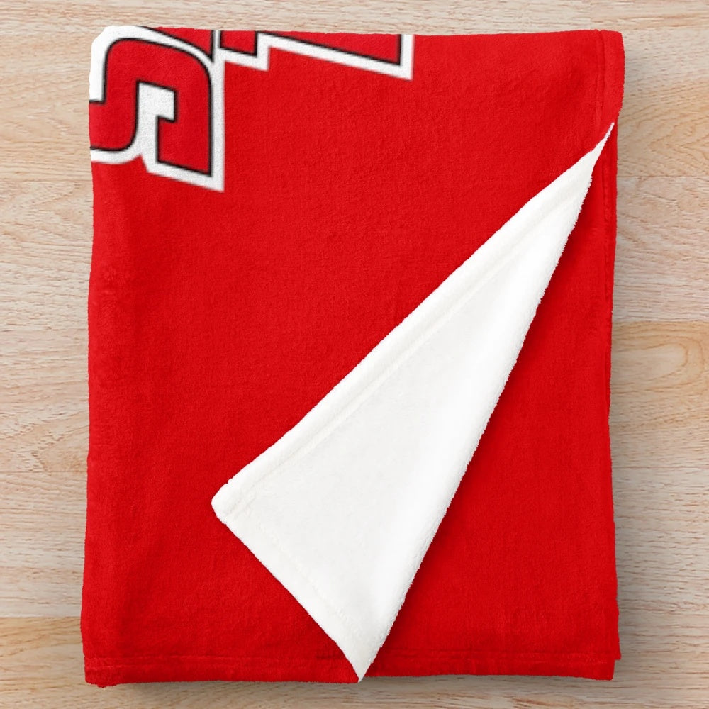 Saale Bulls Halle ice hockey plush blanket