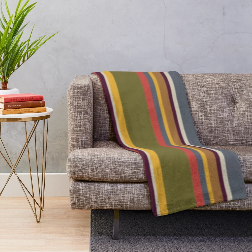Plush scarf-style blanket for cozy comfort
