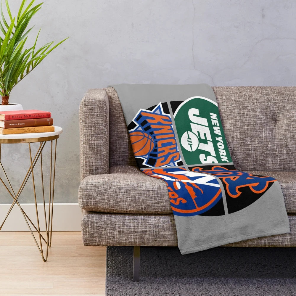 New York Sports Plush Blanket
