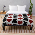 Staffy Dog Plush Blanket