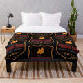 Soft and plush blanket with an image of a Podenco dog