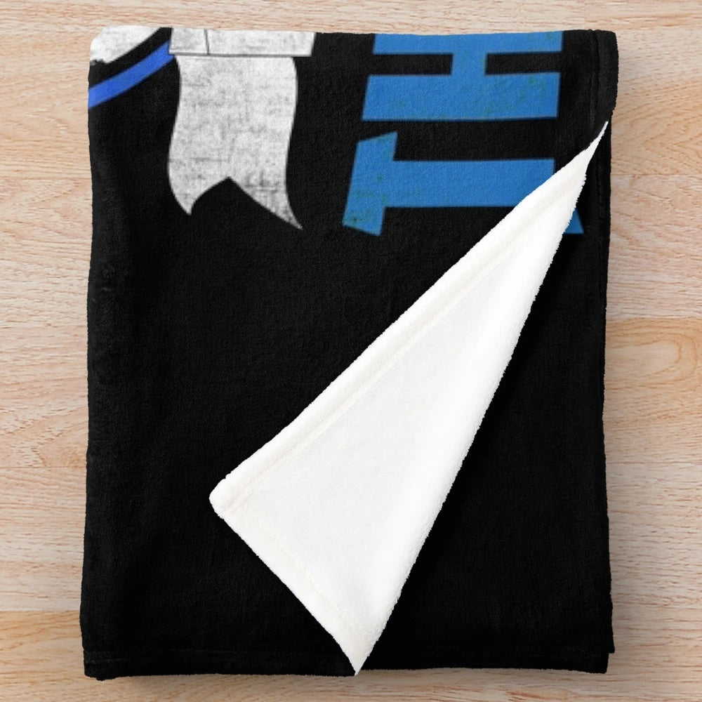 Police officer plush blanket