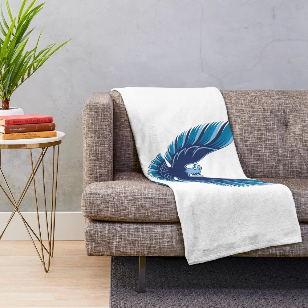 Pontiac Firebird Trans Am Plush Blanket in Blue