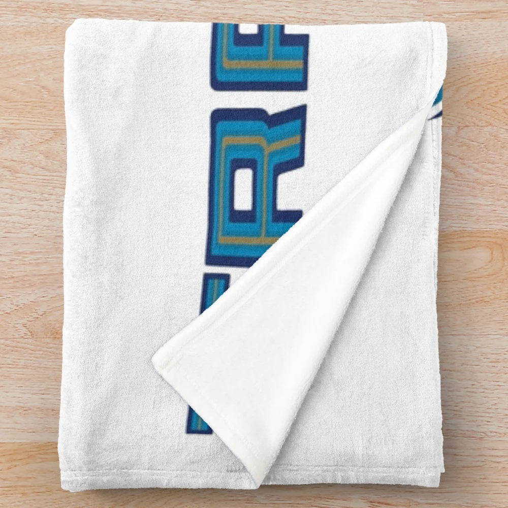 Pontiac Firebird Trans Am Plush Blanket in Blue