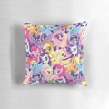 Plush pony pillow featuring colorful My Little Pony characters