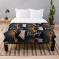 Ponyboy Curtis from The Outsiders movie on a plush blanket