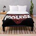 Cozy plush blanket featuring pop punk band design