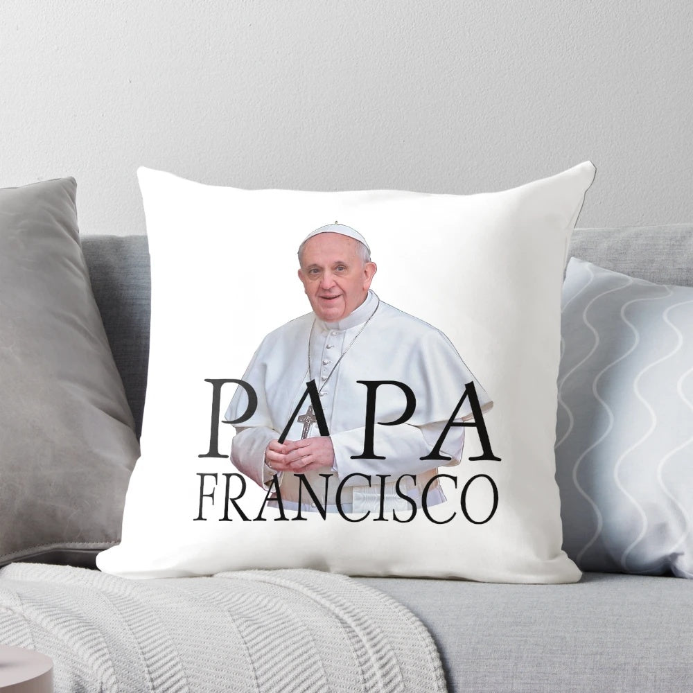 Pope Francis Pillow - Soft, Plush, and Inspiring