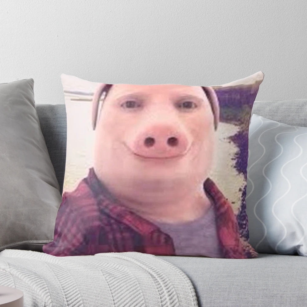 A plush and supportive pork-themed pillow pod for a restful night's sleep.