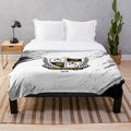 Port Vale FC-inspired plush blanket with club colors