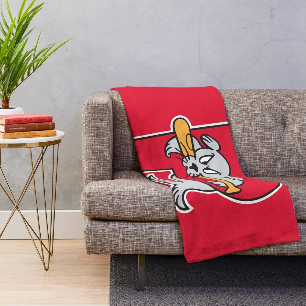 Portland Sea Dogs Inspired Plush Blanket