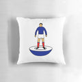 Plush Portsmouth FC table football-themed pillow