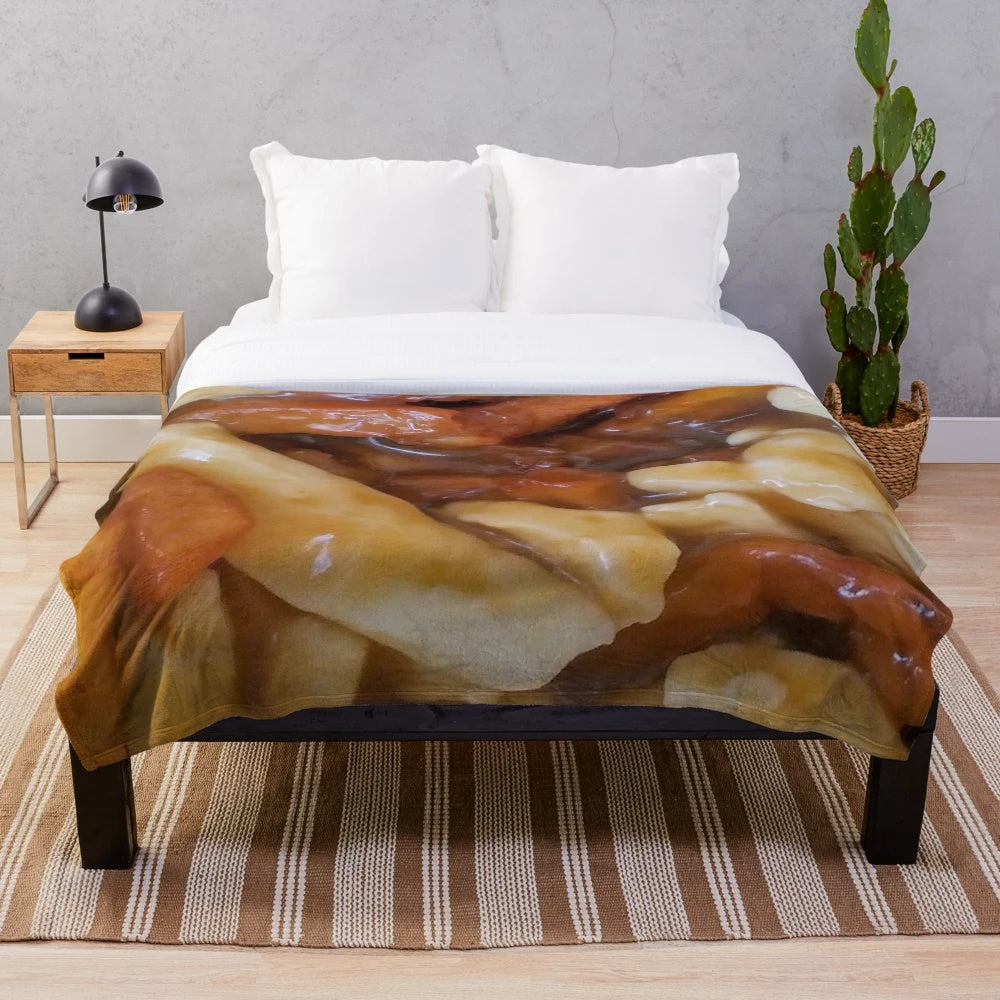 Poutine Plush Blanket