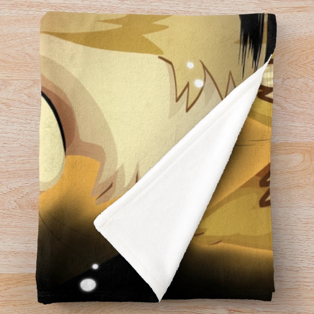 Power of Three Plush Blanket with Warrior Cats Imagery