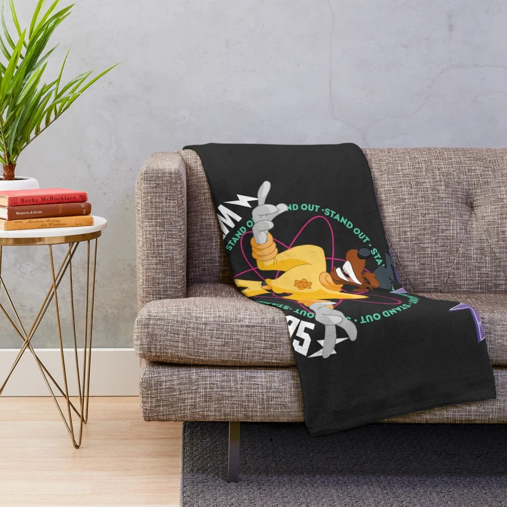 Soft and plush POWERLINE-themed blanket for home decor and comfort