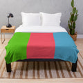 Powerpuff Girls-themed plush blanket for cozy bedroom decor