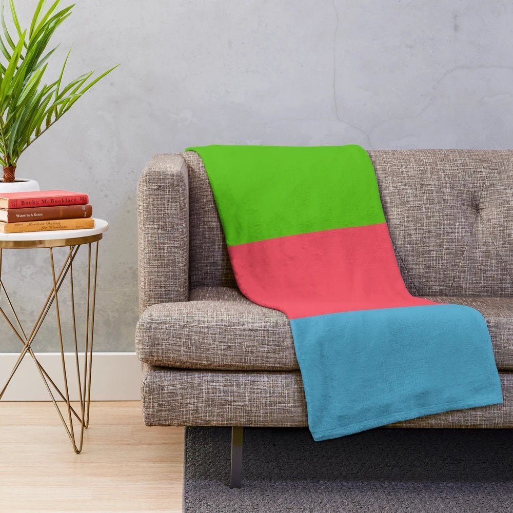Powerpuff Girls-themed plush blanket for cozy bedroom decor