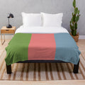 Powerpuff Girls Plush Blanket with Cartoon Characters
