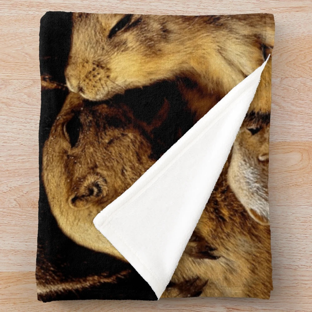 Soft and plush prairie dog blanket