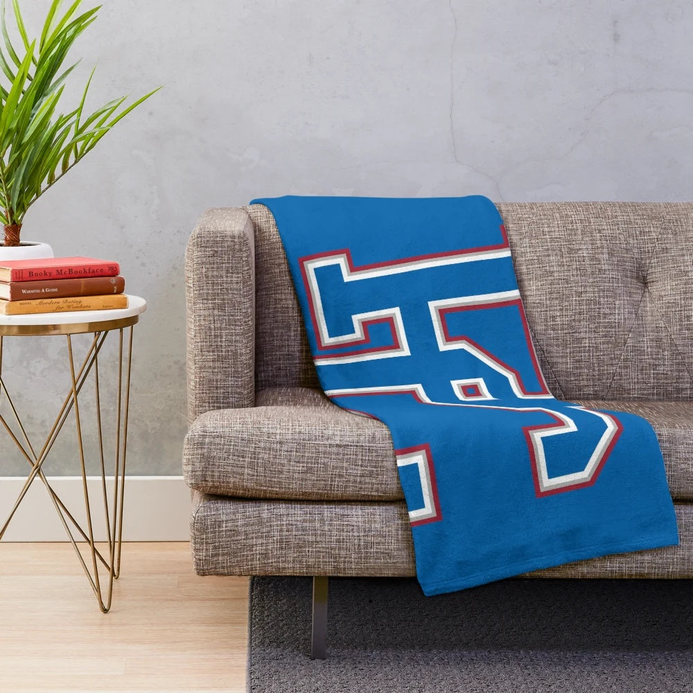 Presbyterian Blue Hose Plush Blanket for Basketball and Baseball Fans