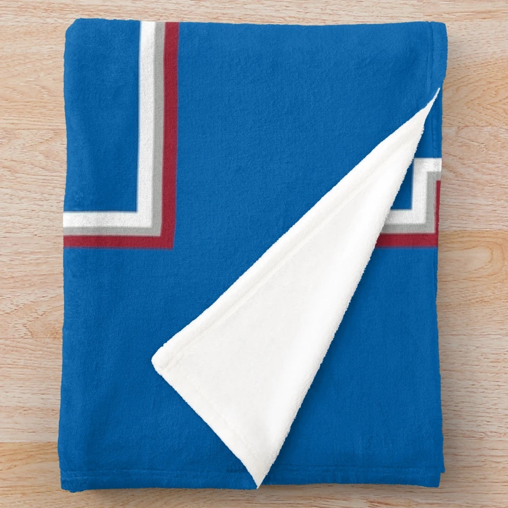 Presbyterian Blue Hose Plush Blanket for Basketball and Baseball Fans