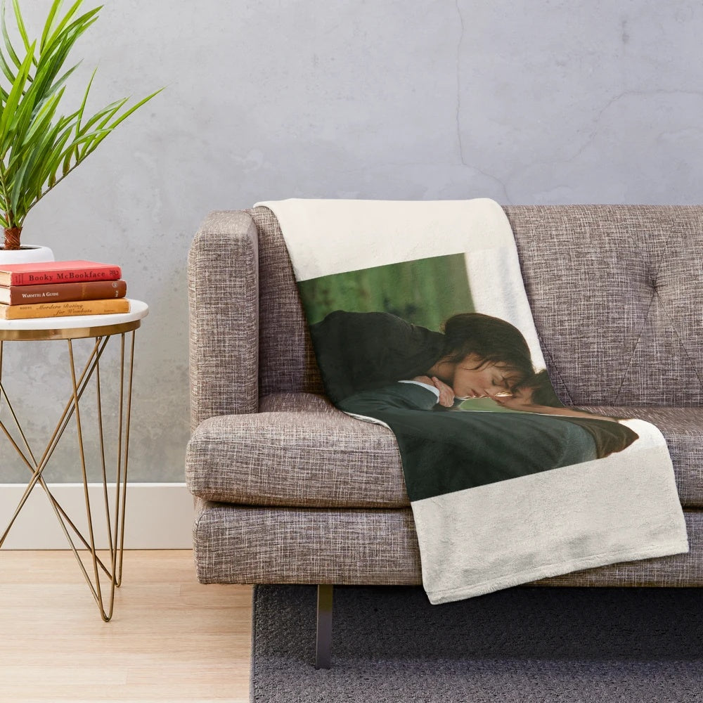 Movie themed plush blanket featuring Pride and Prejudice characters