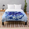 Princess Luna inspired plush blanket with soft, cozy fabric