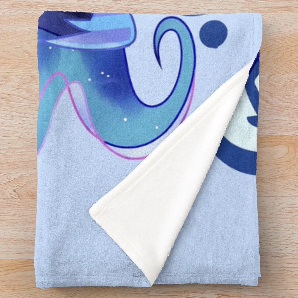 Princess Luna inspired plush blanket with soft, cozy fabric