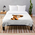 Princeton University Plush Blanket with Tigers Logo