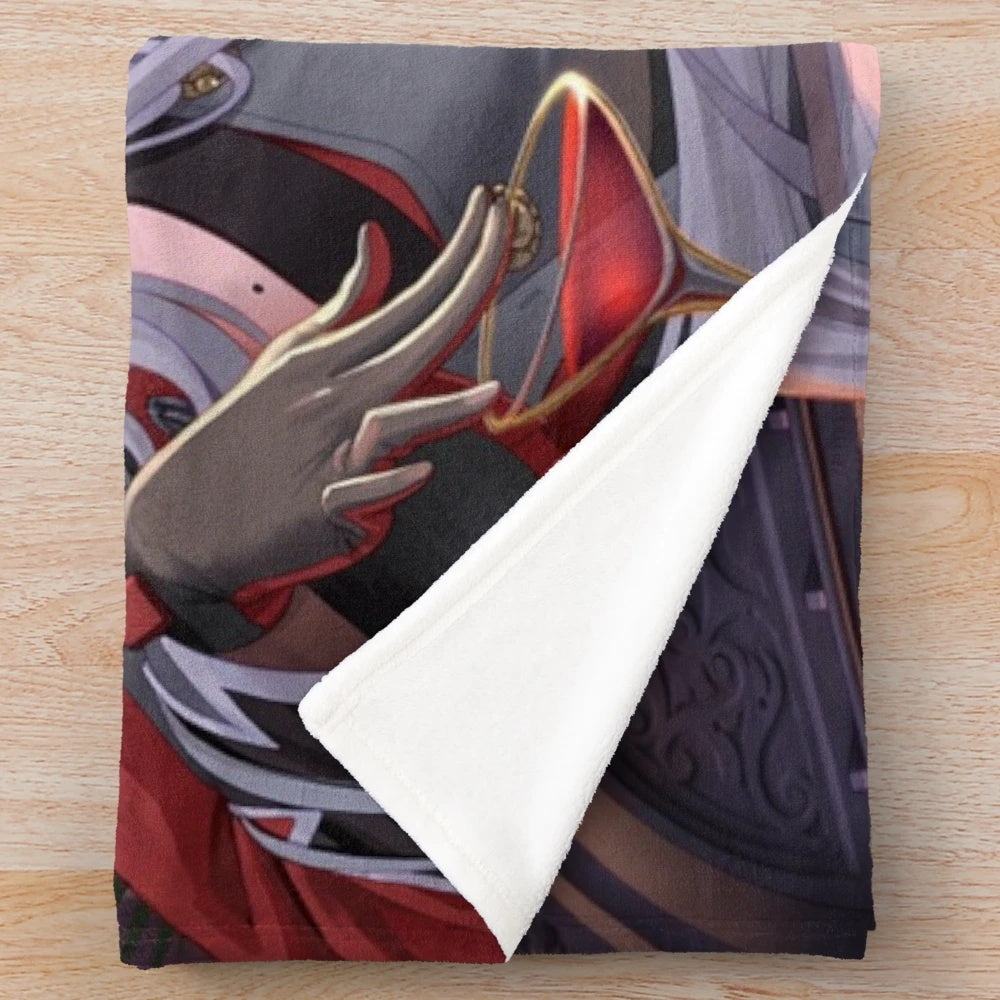 Soft and cuddly Prinz Eugen plush blanket featuring the popular Azur Lane character