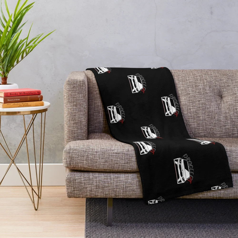 Proceed GT inspired plush blanket for car enthusiasts