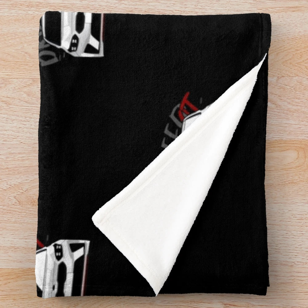 Proceed GT inspired plush blanket for car enthusiasts