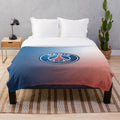 PSG-inspired plush blanket featuring the club's logo and colors
