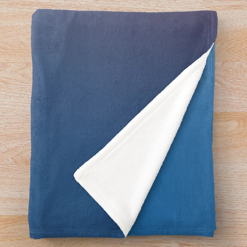 PSG-inspired plush blanket featuring the club's logo and colors