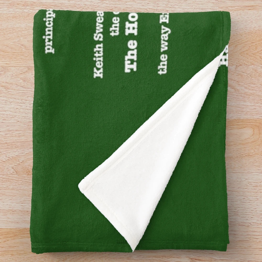 Psych TV Show Gus Plush Blanket with Funny Quotes