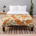 Soft and Plush Pumpkin Pattern Blanket