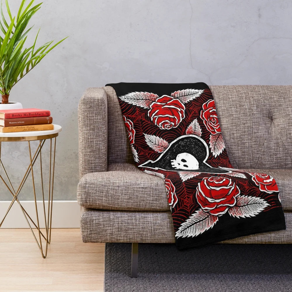 Alkaline Trio inspired plush blanket