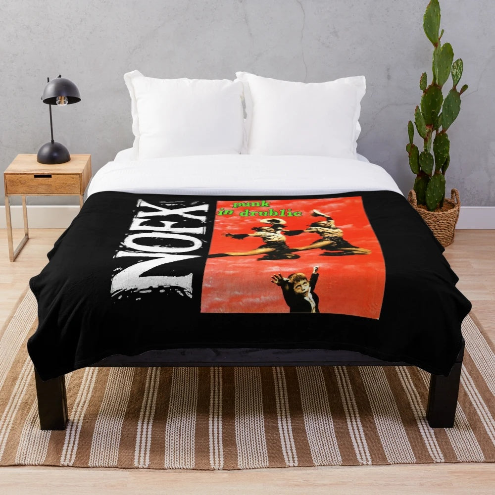 NOFX Punk Rock Plush Blanket