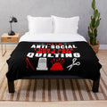 Quilting Plush Blanket for Quilting Enthusiasts