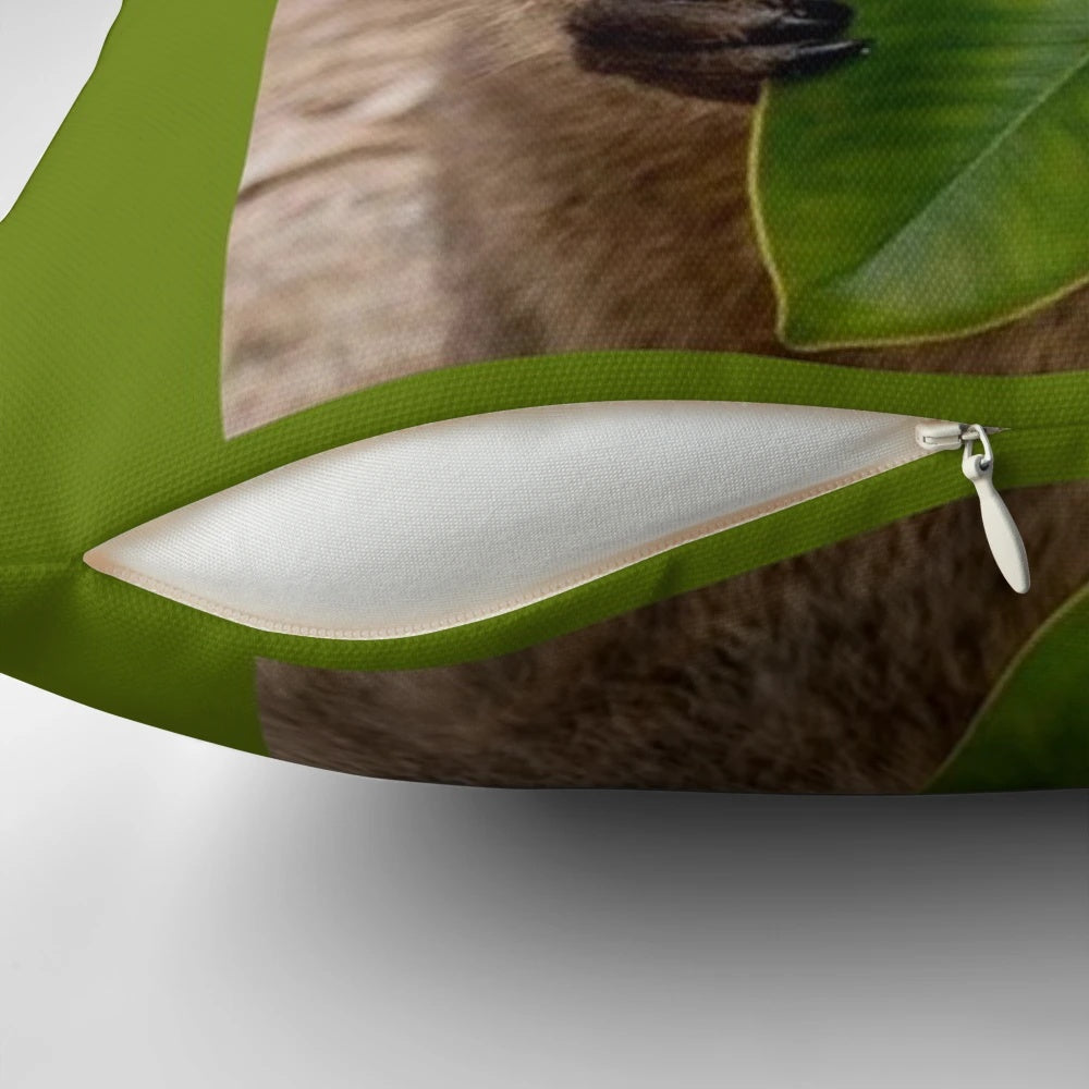 Soft, plush quokka-themed pillow for comfortable home decor