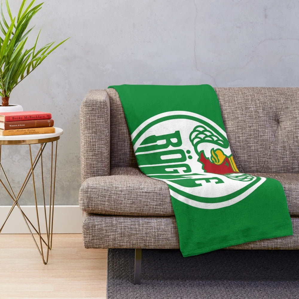 Rögle BK plush blanket for ice hockey fans